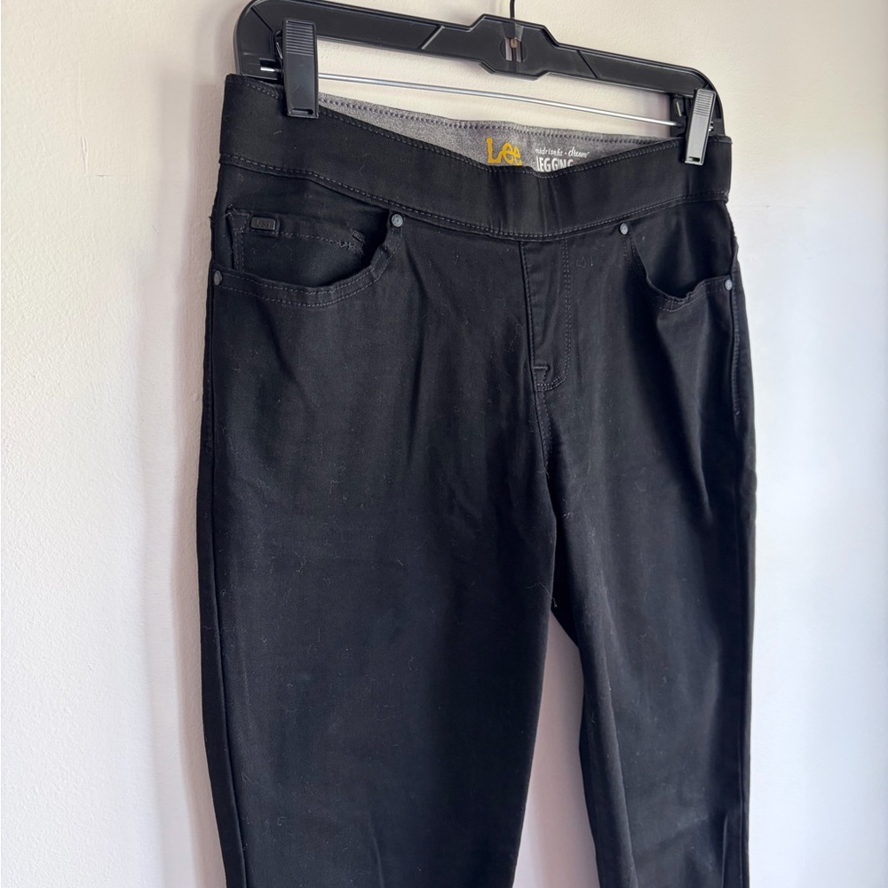 Lee Midrise Dream Legging Black Denim Skinny Jeans Size 6 - Picture 2 of 6